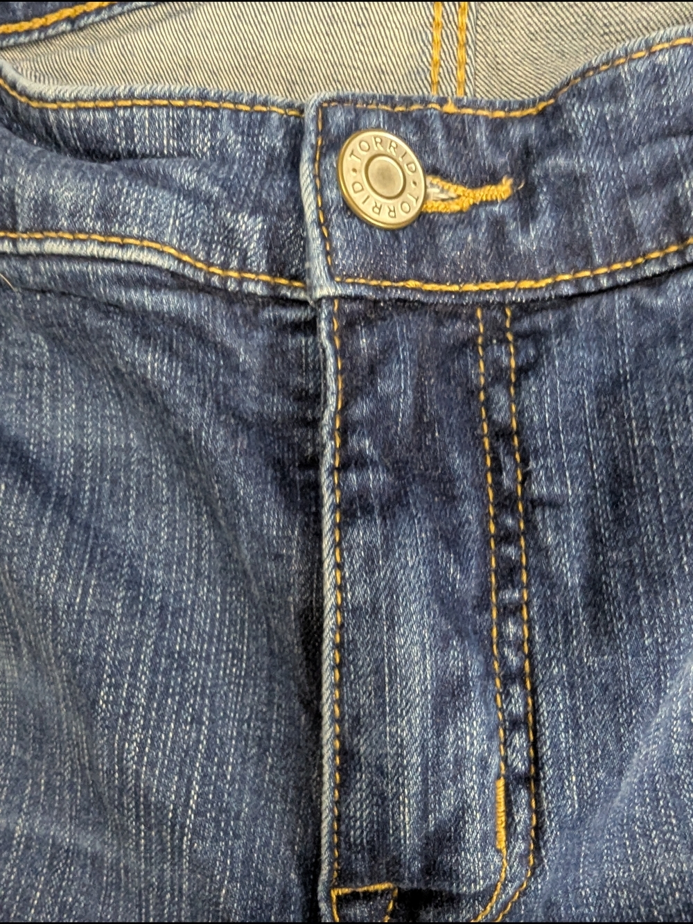 Torrid Women's 18S Perfect Boyfriend Ankle Vintage Stretch Dark Wash Blue Jeans - Picture 8 of 9
